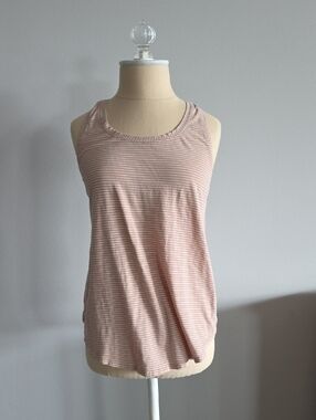 Lululemon Neutral Striped Love Tank